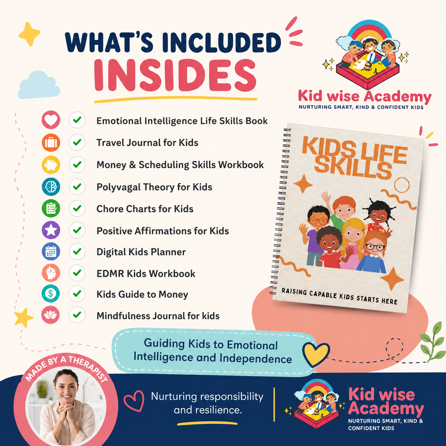 Kids Life Skills Bundle - Empowering Kids with Essential Life Skills and Confidence