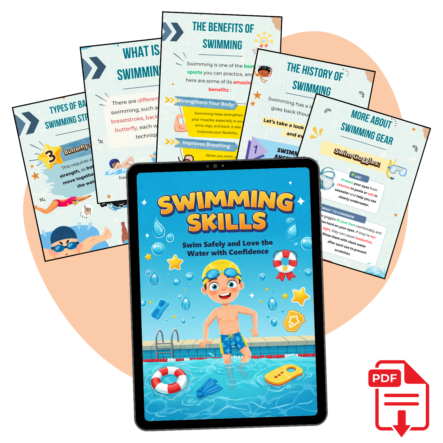 Swimming Skills: Swim Safely and Love the Water with Confidence