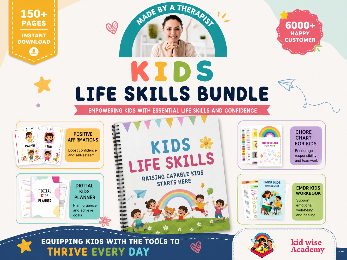Kids Life Skills Bundle - Empowering Kids with Essential Life Skills and Confidence
